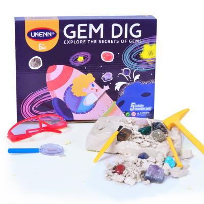 China Hot Sale Intelligence Science Growing Gem DIg Out Set Gift For Girls And Boys Educational Big for sale