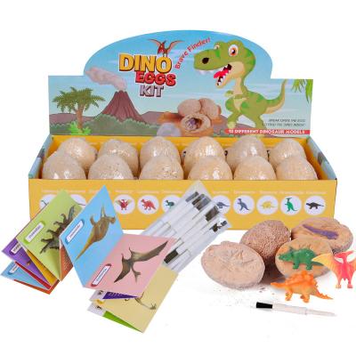 China Wholesale intelligence developing educational toy G860612 types archeology egg dinosaur toys digging kits for sale