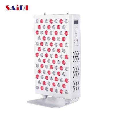 China Pigment 2021 newest remote therapy 660nm 850nm panel light tabletop RED infrared light pulse removal LED display 10hz 40hz for sale