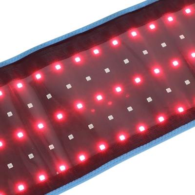 China Dye Removal Weight Loss Healthy Wrap LED Red Light Near Infrared Therapy Support Belt For Home Use 660NM 850nm Pain Relief Light Therapy for sale