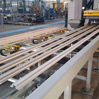 China Durable Steel Structures Profiles Pipes Automatic Pass Through Roller Conveyor Shot Blasting Machine for sale