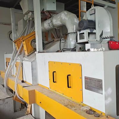 China Durable Steel Tank Fabricated Automatic H Beams Surface Cleaning Roller Conveyor Shot Blasting Machine for sale