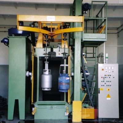 China Manufacturing Plant China Hook Type Shot Blasting Machine For Metal Parts Surface Cleaning Steering Wheel for sale