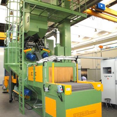 China Durable The Best Quality Industrial Needs Wire Conveyor Price Equipment Abrator Steel Mesh Belt Through The Shot Blasting Machine for sale