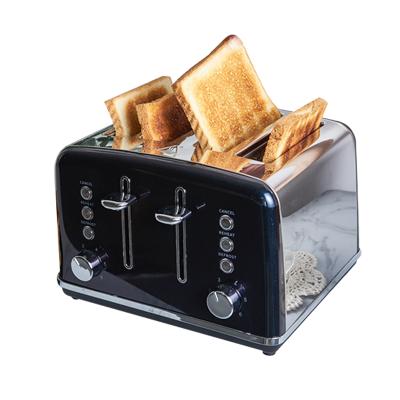 China Wholesale Car DLX- 4 Slice Color Bread Toaster Family Use 2 Slice Electric Bread Maker for sale