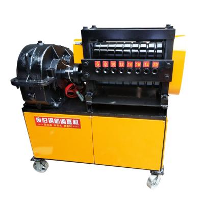 China Construction worksÂ   Scrap steel bar straightening Rebar straightener machine scrap round bar machine used rod rebar straightener for sale