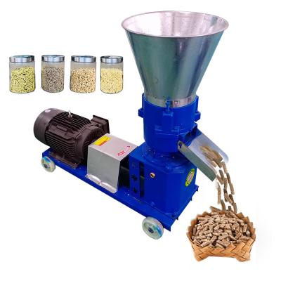 China High Efficiency Small Extruder Mini Floating Fish Pelletizer Feeds Mill Poultry Chicken Cattle Livestock Making Animal Feed Pellet Machine for sale