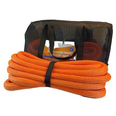 China Durable Nylon6 25mm Road Sand Recovery Nylon Tow Rope With Sleeve for sale