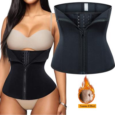 China QUICK DRY Sauna Sweat Belt for Trainer Body Shaper Weight Loss Neoprene Waist Corset Slimming Tummy Sheath Shapewear Women Belly Trimmer for sale