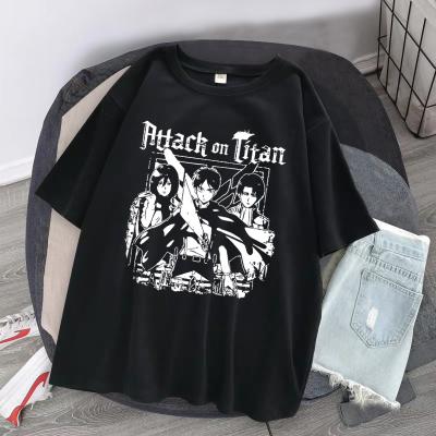 China Breathable Attack On Titan T Shirt Men Women T Shirt Anime Ackerman Clothes Anime Tops Tees for sale