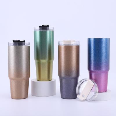 China Sustainable Eco-Friendly Bulk Double Wall Tumbler Vacuum Sustainable Travel Mug 30oz Custom Insulated Stainless Steel Travel Mug for sale