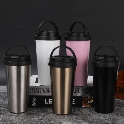 China Heat Insulation Office Mug Coffee Travel Mug Viable Gift Set With Coffee To Go Mug Stainless Steel for sale