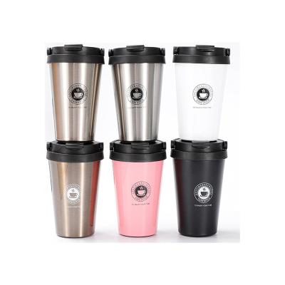 China Double Wall Sustainable Coffee Vacuum Stainless Steel Thermal Mug Set Cute Travel Mugs Insulated Coffee Mug for sale