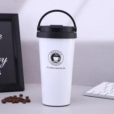 China Sustainable Mother's Day Metal Coffee Camper Mugs Travel Stainless Steel Lock Round Coffee Mugs Crystal for sale