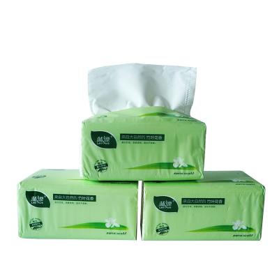 China Free Sample Eco-friendly Lampure Customized Soft Pack Facial Tissue Paper 4ply Wholesale Facial Tissue for sale