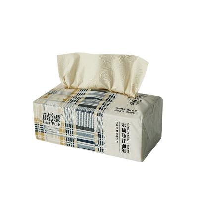 China Good hardness. Wet Water Is Not Broken Facial Tissue Paper Bundle Natural Bamboo Soft Facial Tissue Paper for sale