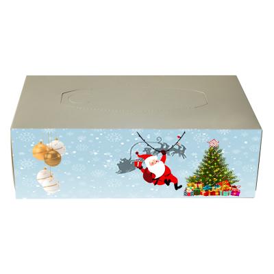 China OEM Embossing Facial Tissue Tissue Box And Christmas Package Box Tissue Paper for sale