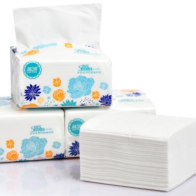 China Good hardness. Wet water is not broken. 300 400 500 Sheets Tissue Paper Embossed Facial Tissue for sale