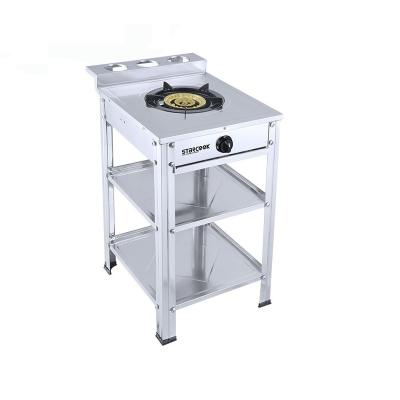 China Hotel 1 Burner Stainless Steel Cooktops With Rack Baking for sale