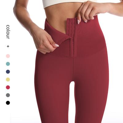 China Fashion Workout High Quality Seamless Waisted Leggings Crac! crack! high breathable yoga leggings for women for sale