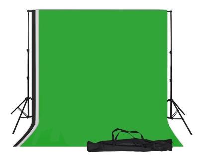 China Metal Photography Backdrop 2.6*3m Stands Firm 3*4m Muslin Backdrops Kit For Photo Studio Backgrounds Photography for sale