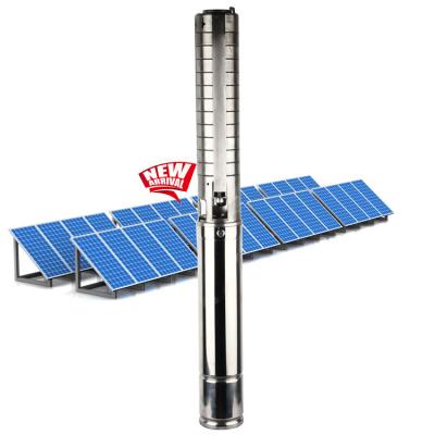 China Submersible 1 hp 25 hp ac/dc irrigation solar submersible pump for sale