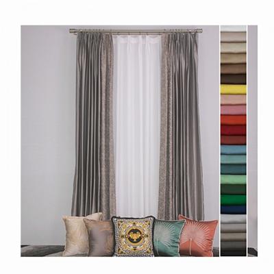 China Cheap Luxury Jacquard Window Blackout Fabric Hotel Living Room China Blackout Curtains Elegant Bedroom for sale