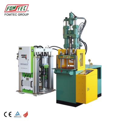 China VERTICAL LSR type rubber silicone injection molding machine VERTICAL liquid slide table lsr injection machine injection molder with CE for sale