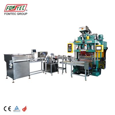 China FOMTEC VERTICAL KN 550 55 ton servo motor injection screw main machine vertical plastic tube molding machine for sale