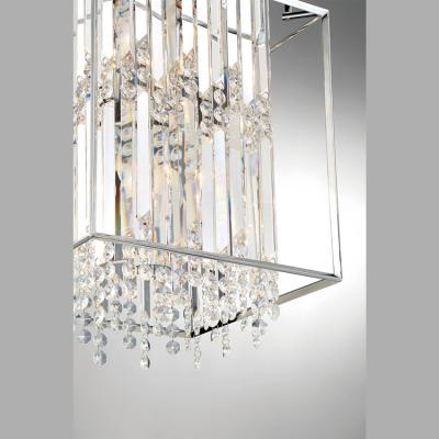 China 2022 New 8 Lights Square Modern Luxury Ceiling Hanging Clear For Hotel Lighting Chrome To Finish Crystal Cheap Chandelier for sale