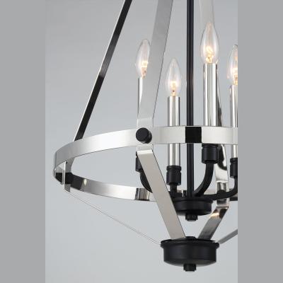 China 2022 New Chandelier 4 Lights Modern Style Modern Ceiling Polished Nickel For Living Room Restaurant Cheap Price Pendant for sale