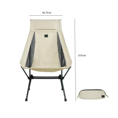 China Traditional Outdoor Camping Anti-Wear Fishing Chair 900D Oxford Fabric Parallel Bars Moon Chair for sale