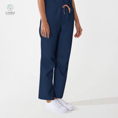 China Odor reduction | Wholesale Custom Hypoallergenic Navy Hospital Operating Room Medical Uniforms Manufacturing Loose Rope Pants for sale