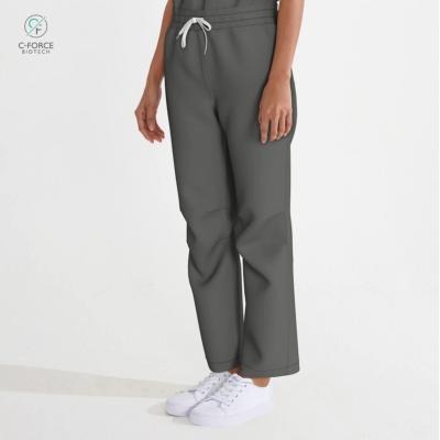 China Odor reduction | Gray Wholesale Custom Women's Frosted Medical Pants Elastic Hypoallergenic Nursing Uniform for sale