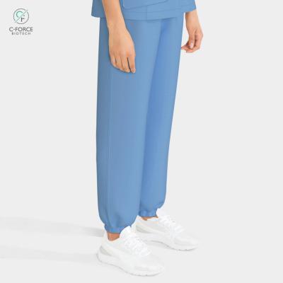 China Odor reduction | Factory direct ocean blue hypoallergenic frosted pants for hospital medical care uniforms for sale