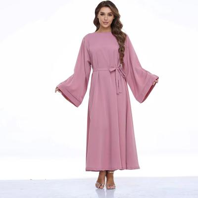 China High Elasticity/High Texture/Batwing Sleeve Abaya Skin-friendly Muslim Women Long With Hijab Islamic Clothing Prayer Dresses Maxi Turkish Robe Girls Dubai for sale