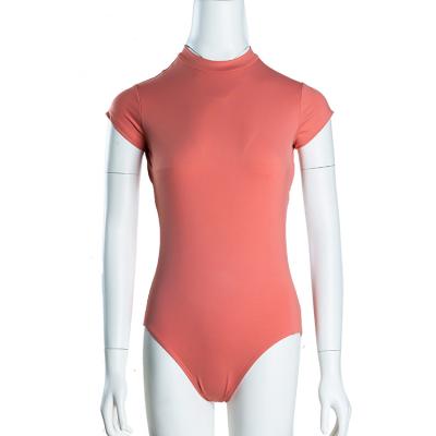 China Leotard Advertised Outfits Ballerina Bodysuit Collared Sleeveless Training For Girls Dancewear for sale