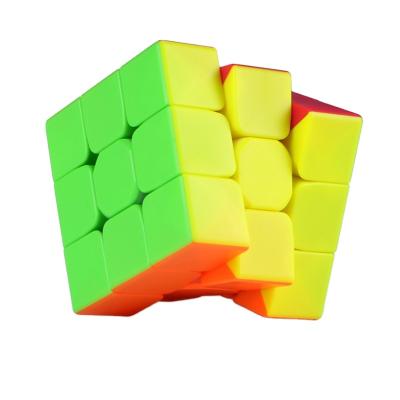 China Cartoon Toy Students Train Cheap Puzzle Cube Magic Warriors S Cube Qiyi Three - Order Cube for sale