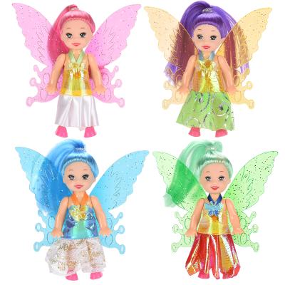 China Toy Small Dolls Mini Fashion Cartoon Small Style Color Feature DIY Toy Cheap Gift DIY Angle Doll for sale