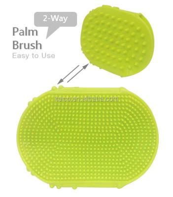 China Kaico Pet Groomnig PALM BRUSH Gloves SOFT RUBBER Pet Stocked Cleaning and Grooming for sale