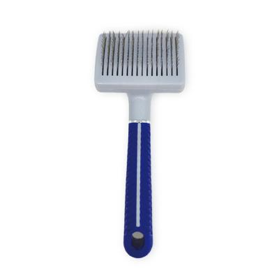 China Stocked New Arrivals Pet Grooming Brush Self Cleaning Dog Cat Brush Remove Dog Hairs Pet Comb for sale