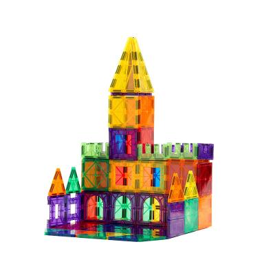 China Magnetic Building Blocks Building Block Sets 3D Magnetic Tiles Building Blocks Diy Toy Tensoger Kids Educational Building Toys for sale