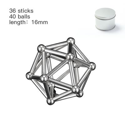 China Toy Tensoger Kids Educational Toys 3D Diy Building Blocks Smart Toy Building Magnetic Magnetic Sticks Blocks for sale