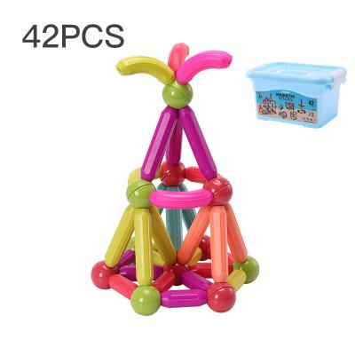 China Smart Toy 42 Building Blocks 3D Diy Toy Tensoger Kids Educational Toys Building Blocks Magnetic Magnetic Tiles for sale