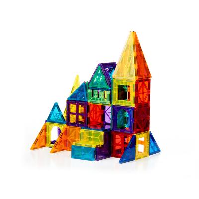 China Toy Tensoger Kids Educational Building Blocks 3D Diy Magnetic Magnetic Tiles Building Toys For Children for sale