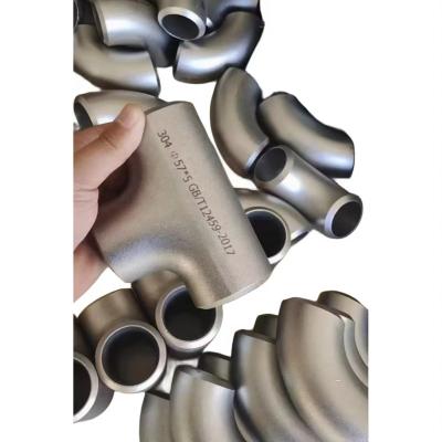 China Petroleum China Hot Selling Forged Reducing Seamless  Carbon/Stainless Steel Equal Tee  for Oil Natural Gas Pipe Fitting for sale