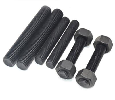 China General Black Industry Double End Bolt M3-M100 Double End Stud Bolt Price Two End Stud for sale