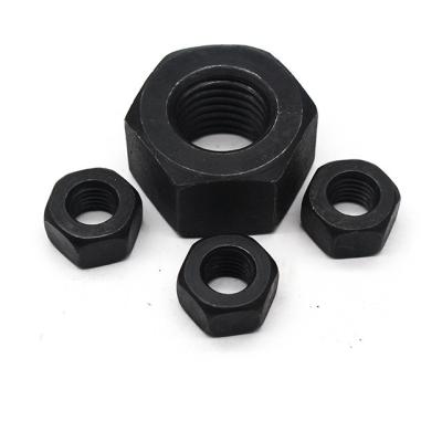 China Black General Industry Hex Nuts SAE J995 8 & Grade 2 & 5 Hex Nuts for sale