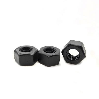 China A563 General Heavy Nuts Industry Hex Structural Black Finish Hex Nut for sale