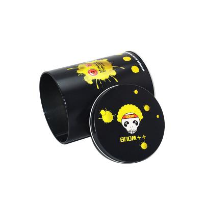 China 108x140mm Monster Boom Popcorn Cylinder Tin Box for sale